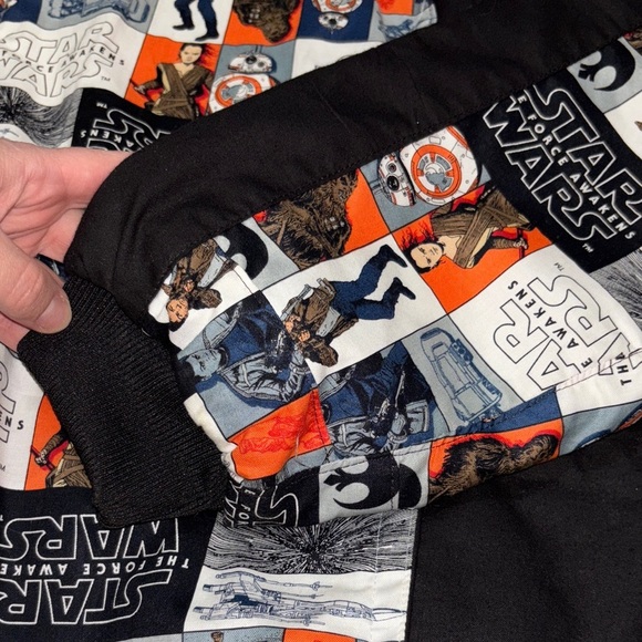 Star Wars Custom Made Graphic Men's Bomber Jacket - Picture 3 of 9